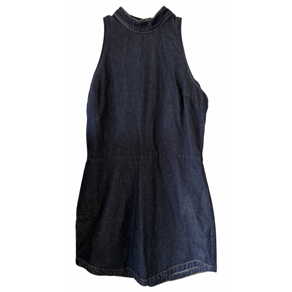 Amanda Uprichard X Revolve‎ Marshall Mini Dress Indigo Women's Size Large